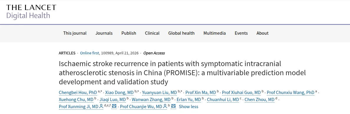 Flora Peyvandi: Results from the PROMISE Study Predicting Recurrent Stroke in Intracranial Atherosclerotic Stenosis