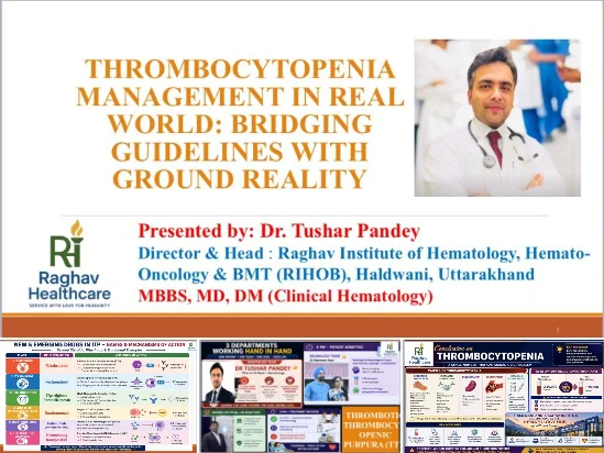 Tushar Pandey: From ITP to TTP in Clinical Practice