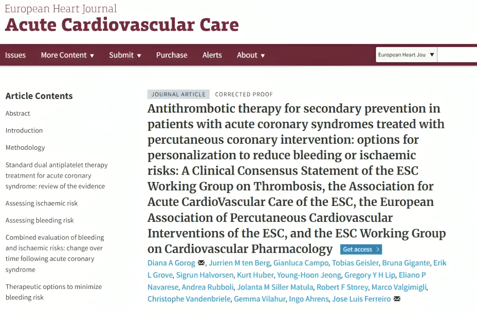 José Luis Ferreiro: After Stent Treatment in Heart Attack Patients How to Balance Bleeding and Clotting Risk