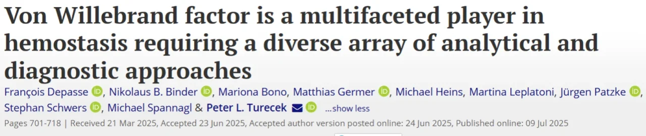 Peter Bou Dib: Understanding von Willebrand Factor in Bleeding and Thrombotic Disorders