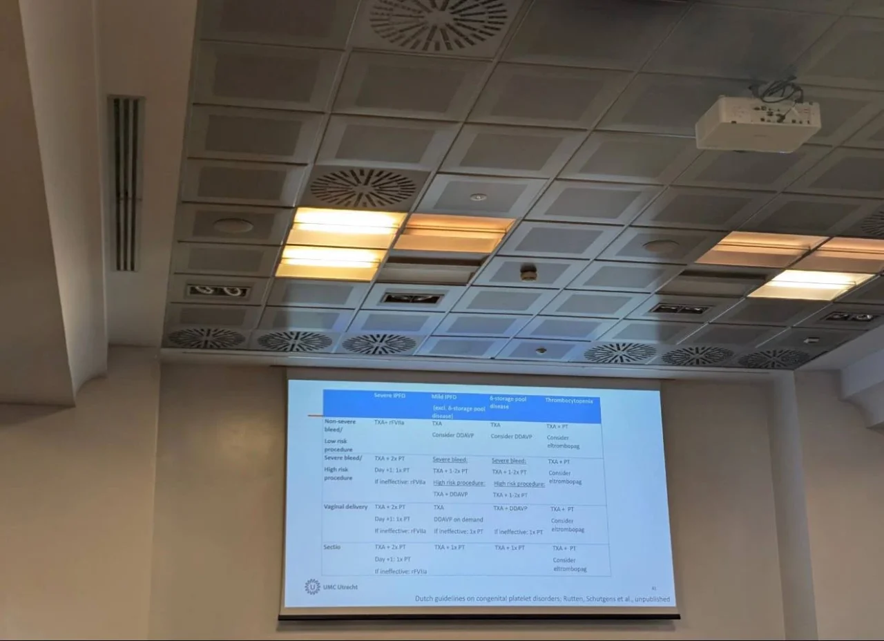 Emna HAMMAMI: Unpublished Dutch Data on IPFD Management Shared at EHA-SWG Meeting