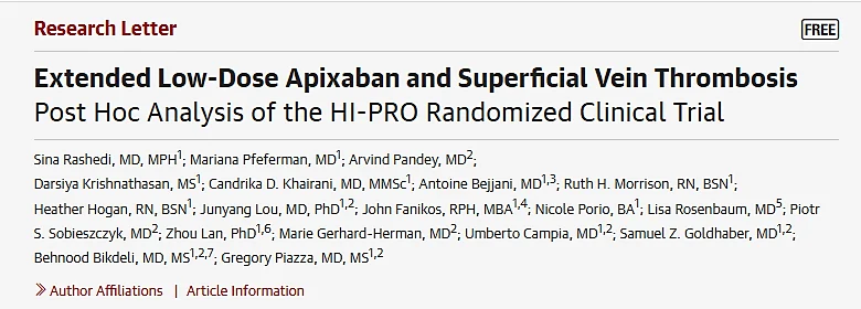 Gregory Piazza: Proud Moment for Thrombosis Research Group at ACC.26