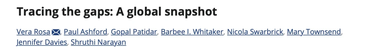 Gopal Patidar: A Global Snapshot of Gaps in Transfusion Safety and Traceability 1 Gopal Patidar: A Global Snapshot of Gaps in Transfusion Safety and Traceability