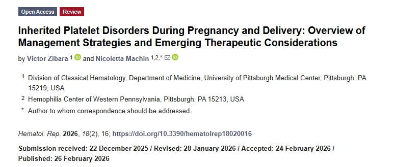 Alan Nurden: Pregnancy Challenges and Bleeding Risks in Inherited Platelet Disorders