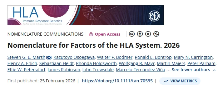 Ali H. Hajeer: A New Tool to Align HLA Alleles with Serologic Classifications