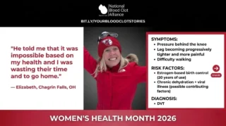 The Minute That Saved a Life - Elle’s Battle with a Dismissed Blood Clot - National Blood Clot Alliance
