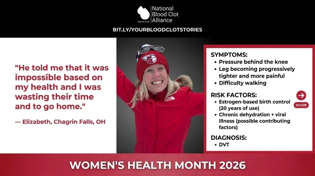 The Minute That Saved a Life – Elle’s Battle with a Dismissed Blood Clot – National Blood Clot Alliance