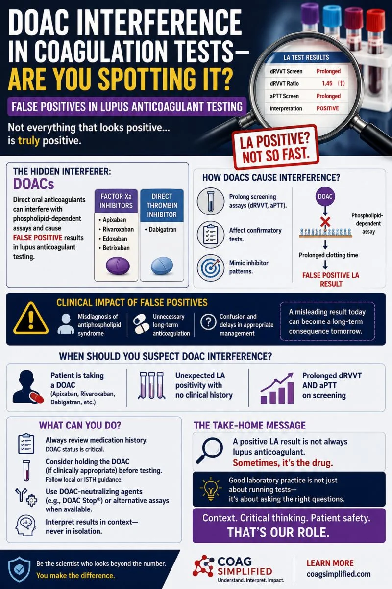 Ifeanyichukwu Ifechidere: DOAC Interference in Coagulation Tests - Are You Spotting It? 1 Ifeanyichukwu Ifechidere