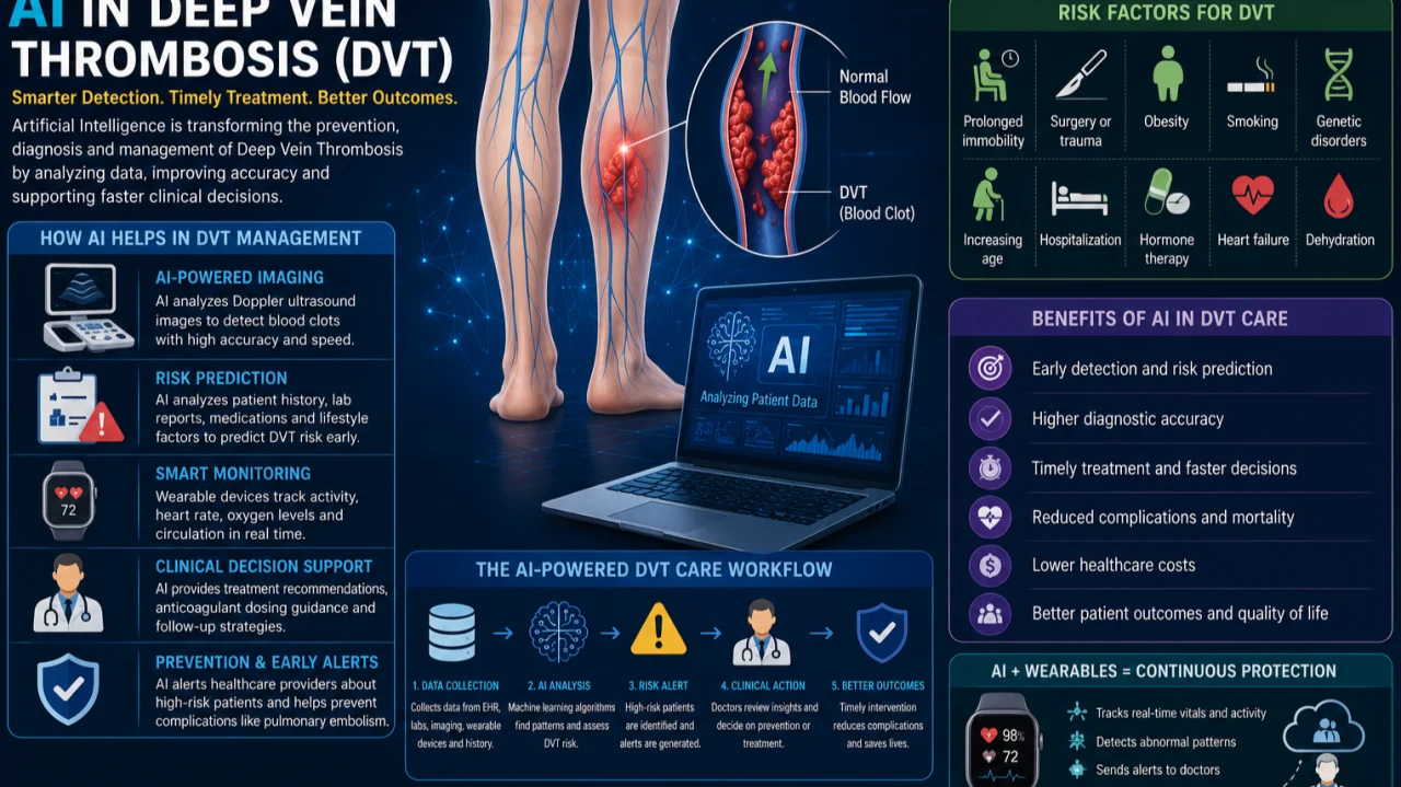 Krishna Kumar Dhakchinamoorthi: Artificial Intelligence in Deep Vein Thrombosis 1 Krishna Kumar Dhakchinamoorthi