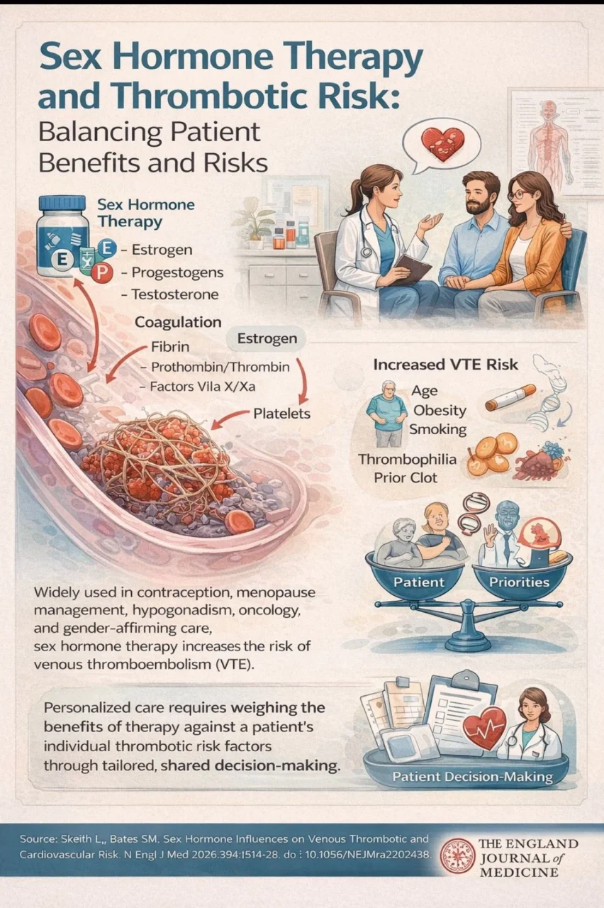 Ney Carter Borges: Sex Hormone Therapy and Thrombotic Risk - Balancing Benefits and Risks