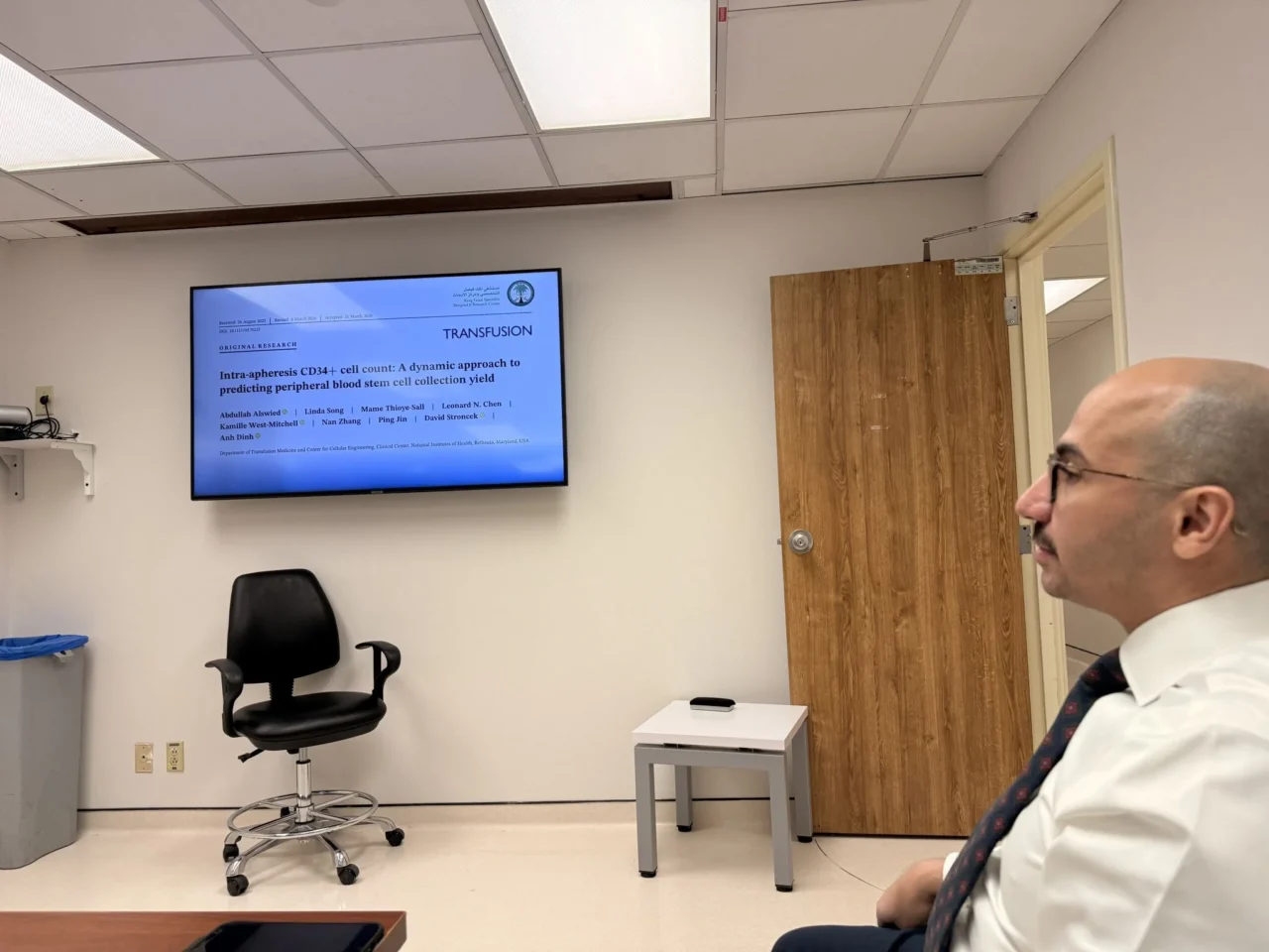 Nour Al-Mozain: Optimizing PBSC Collection Through Real-Time CD34+ Monitoring 1 Nour Al-Mozain