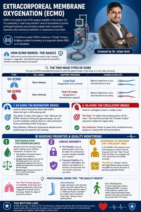 Islam Arid: A Practical Guide to ECMO in Modern Intensive Care