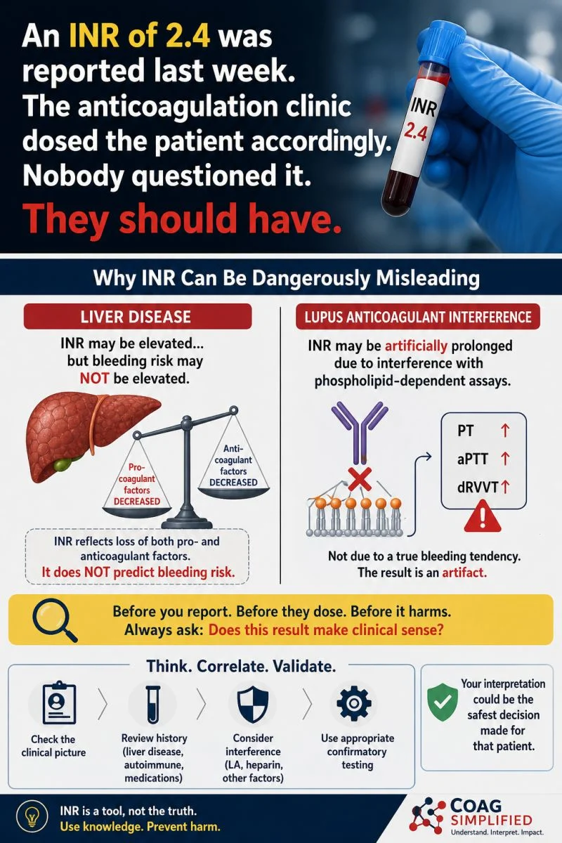 Ifeanyichukwu Ifechidere: Why INR Can Be Dangerously Misleading 1 Ifeanyichukwu Ifechidere: Why INR Can Be Dangerously Misleading