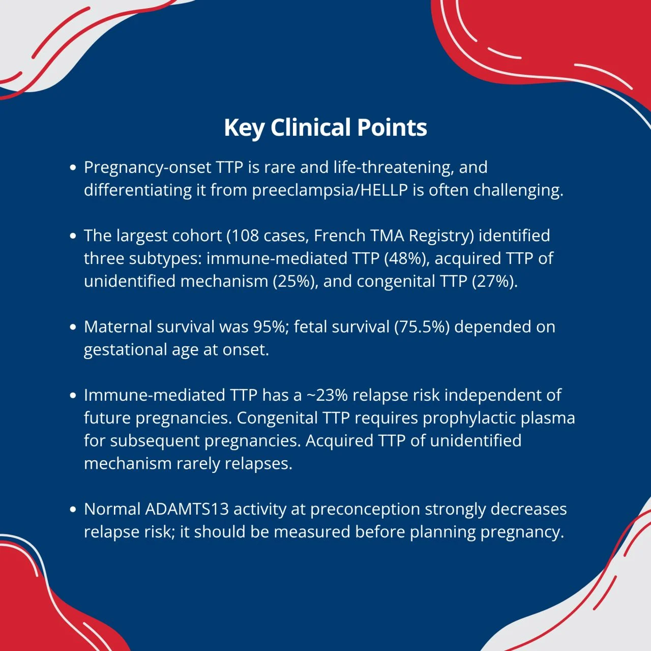 What Hematologists Should Know About Pregnancy-Onset TTP - ASH Education