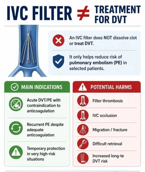 Ashutosh Kumar Pandey: IVC Filters Are Not a 'Treatment' for DVT