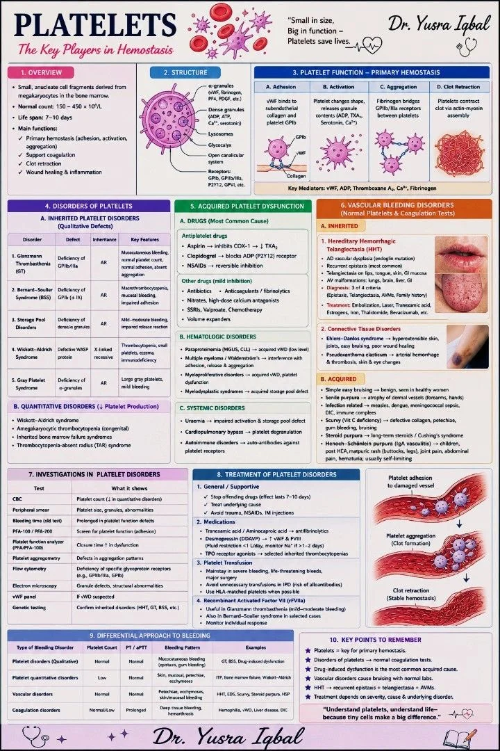 Yusra Iqbal: The Clinical Spectrum of Platelet Disorders