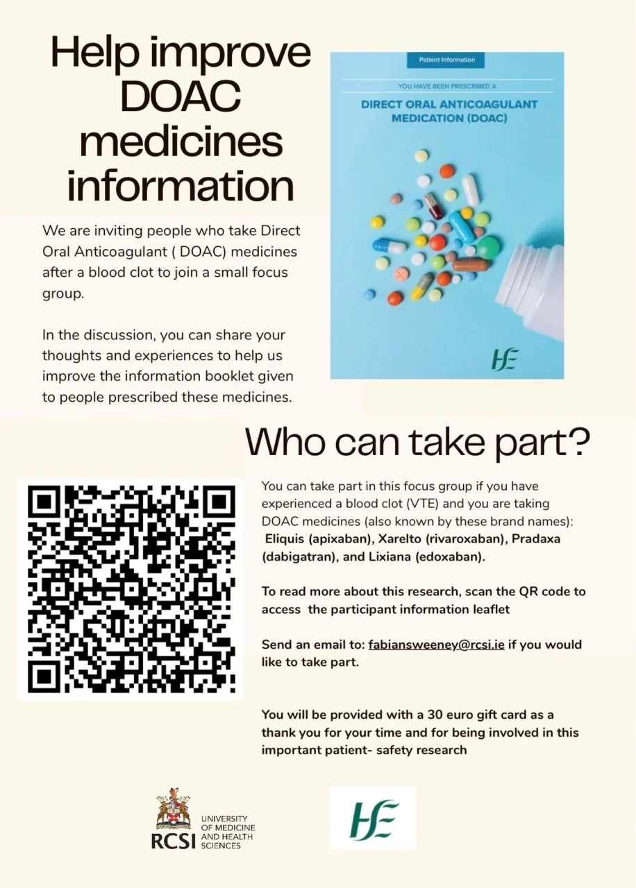 Ann Marie O'Neill: Help Us Improve Information for DOAC Medicines 1 Ann Marie O'Neill