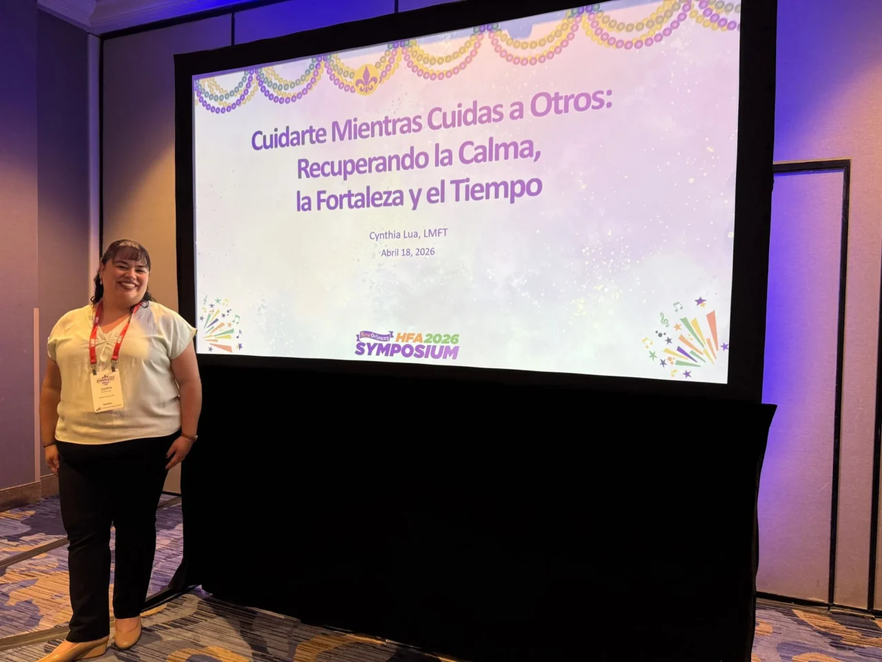 Cynthia Lua: Mental Health Support for Hemophilia Caregivers at the HFA Symposium