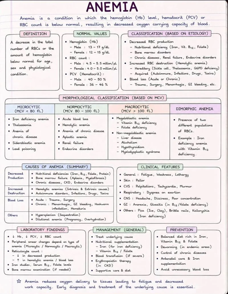 Muhammad Hashim Ali: A Clear Overview of Anemia and Its Mechanisms