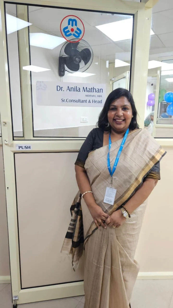Anila Mathan: Assuming Leadership as HOD at Madras Medical Mission with the Inauguration of the MMM-APTUS-Tanker Laboratory 1 Anila Mathan
