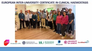 An excellent first cohort for the European Inter-University Certificate in Clinical Haemostasis - CRH French Reference Center for Hemophilia Lyon