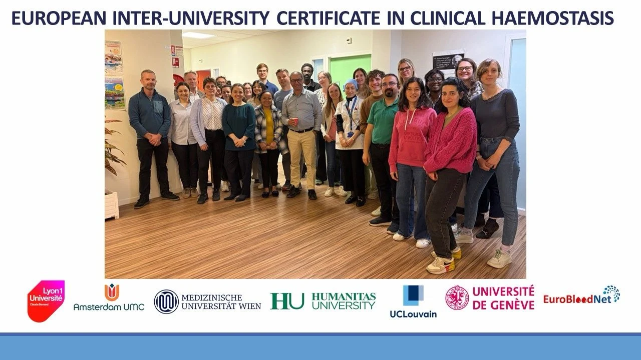 An excellent first cohort for the European Inter-University Certificate in Clinical Haemostasis – CRH French Reference Center for Hemophilia Lyon