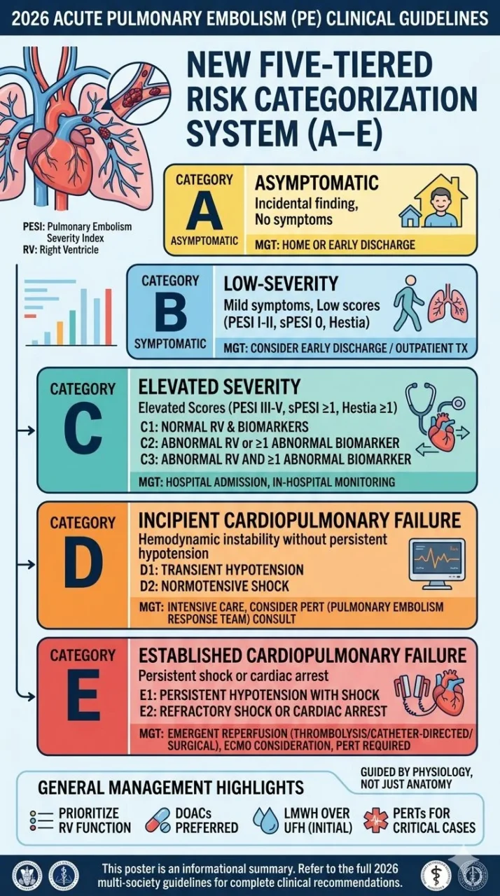 Pooja Choradia: 2026 Acute Pulmonary Embolism Clinical Guidelines 1 Pooja Choradia: 2026 Acute Pulmonary Embolism Clinical Guidelines