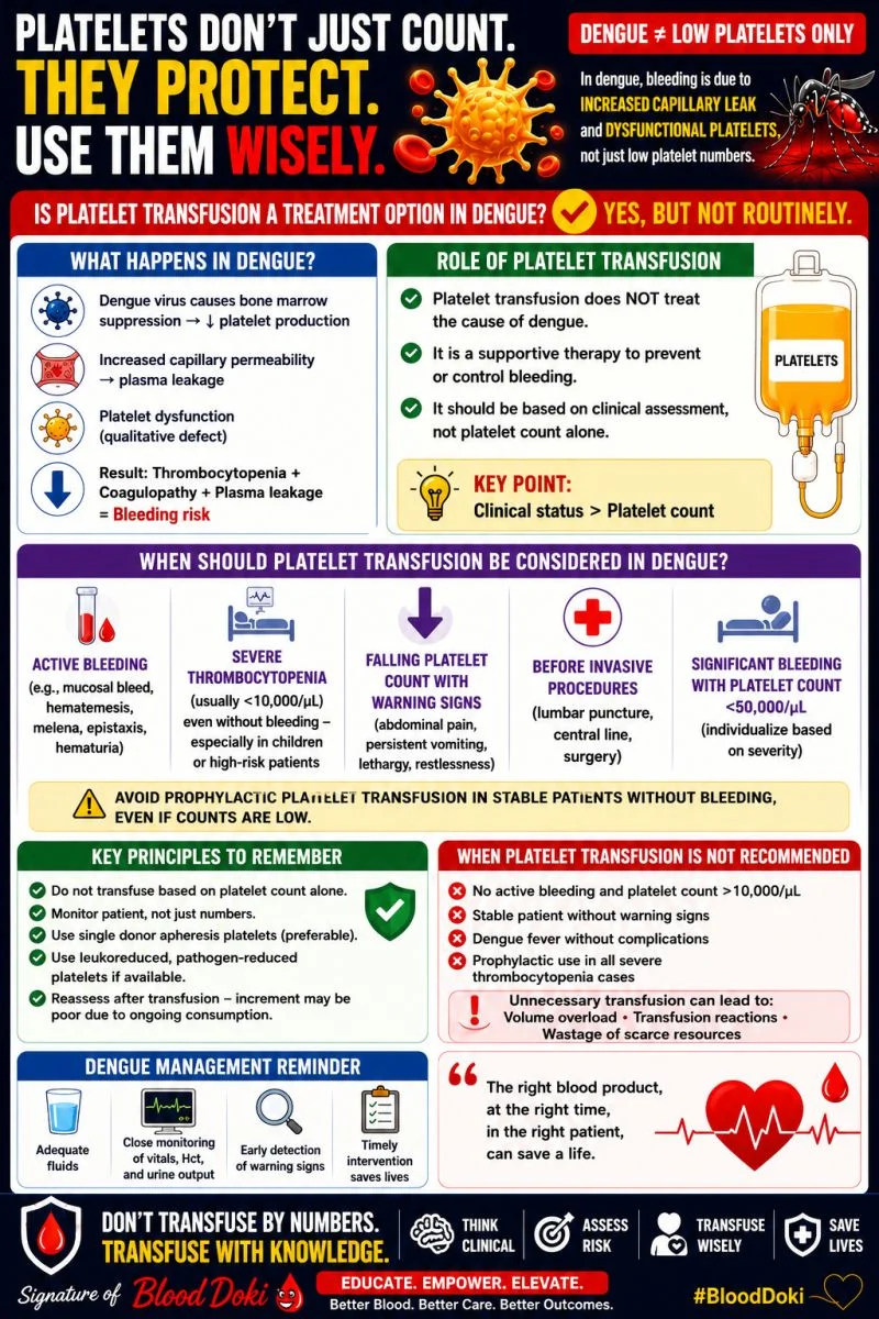 Augustina Isioma Ikusemoro: Why Routine Platelet Transfusion Is Not Always Recommended in Dengue