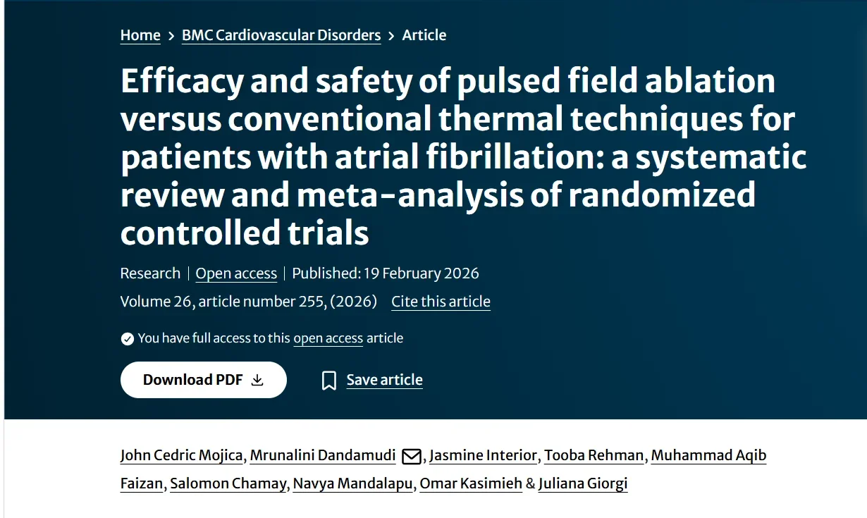 Muhammad Aqib Faizan: Pulsed Field Ablation Improves Procedural Time Compared to the Conventional Ablation in AF