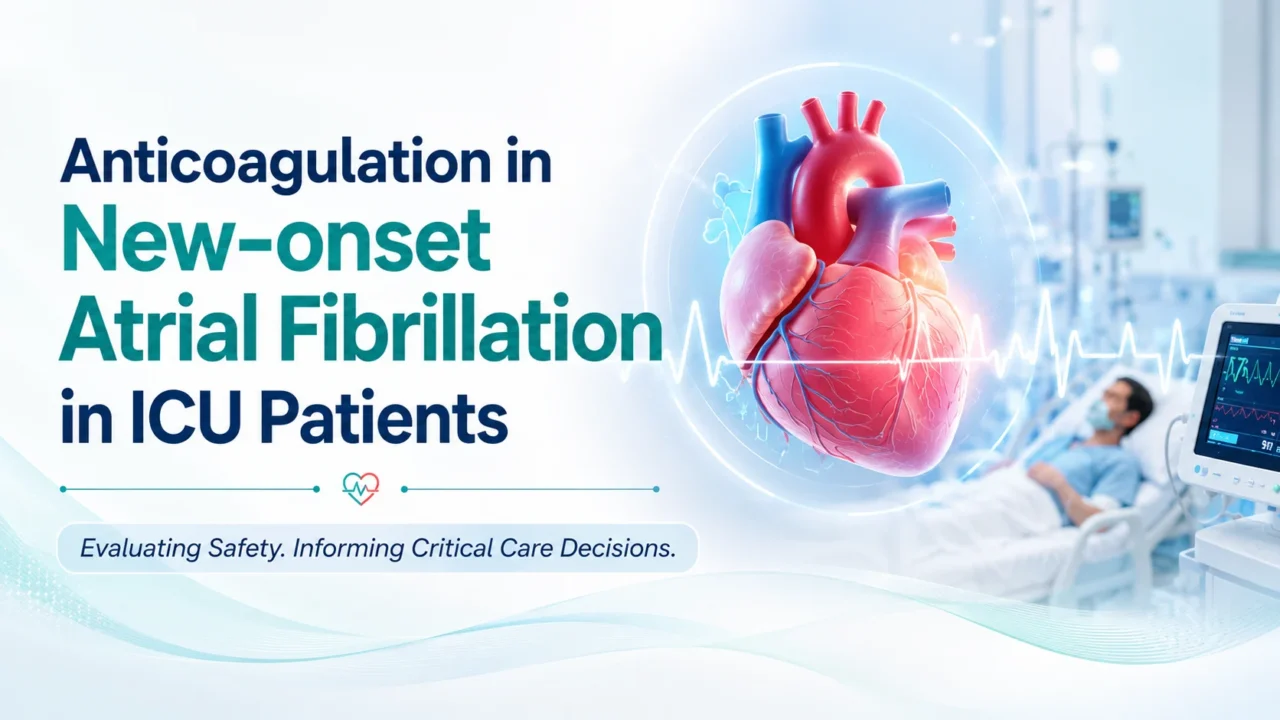 Nouf Bahri: Anticoagulation Initiation for New-Onset Atrial Fibrillation in Critical Illness