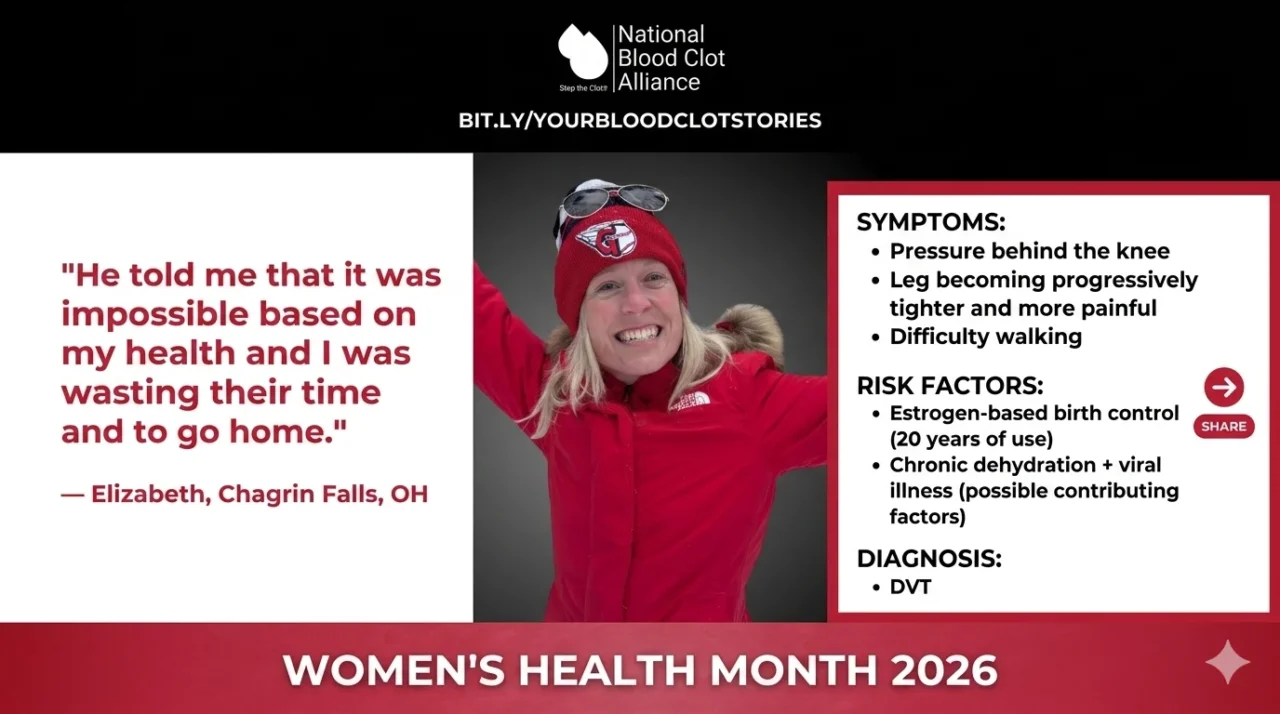 The Minute That Saved a Life – Elle’s Battle with a Dismissed Blood Clot – National Blood Clot Alliance
