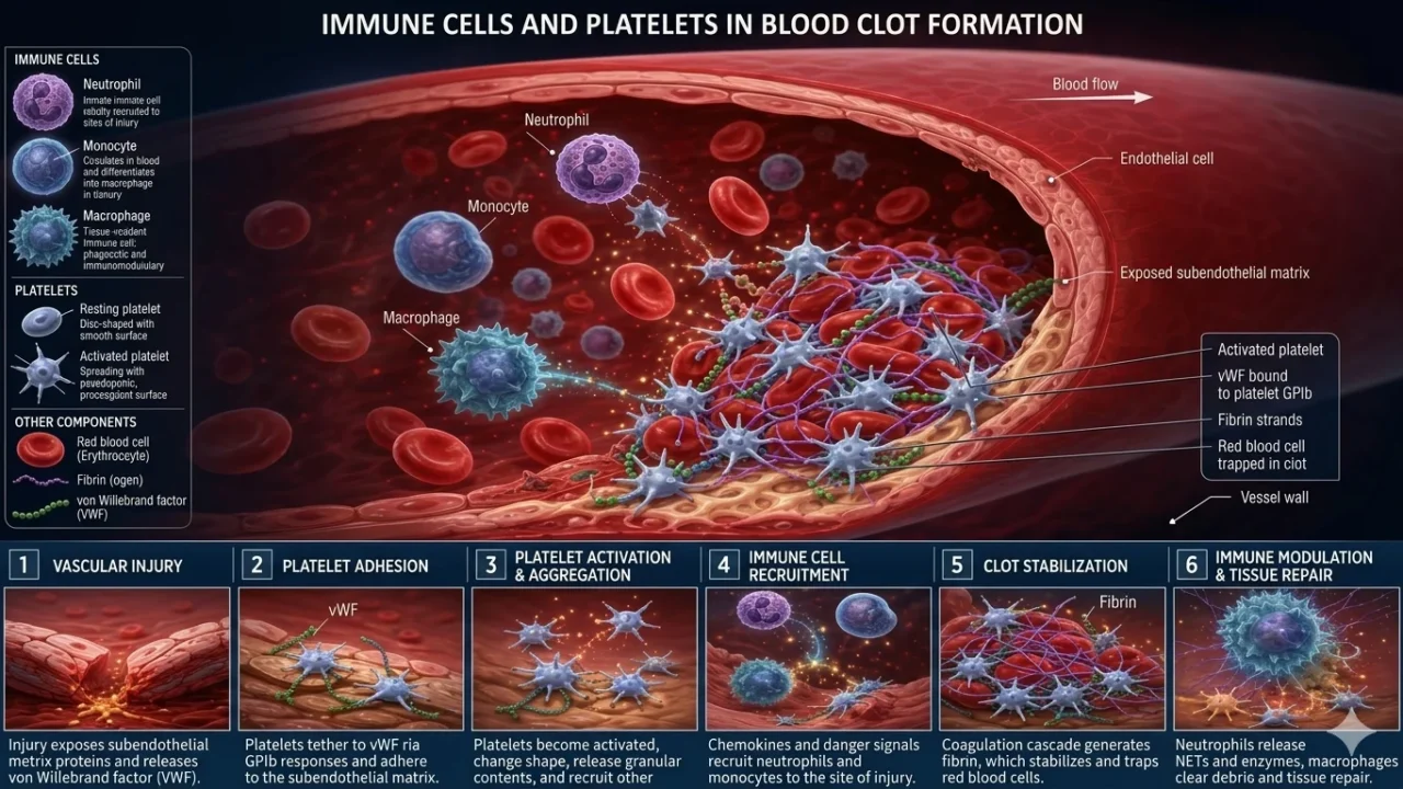 Stamatis Karakatsani: Immune Cells and Platelets in Blood Clot Formation