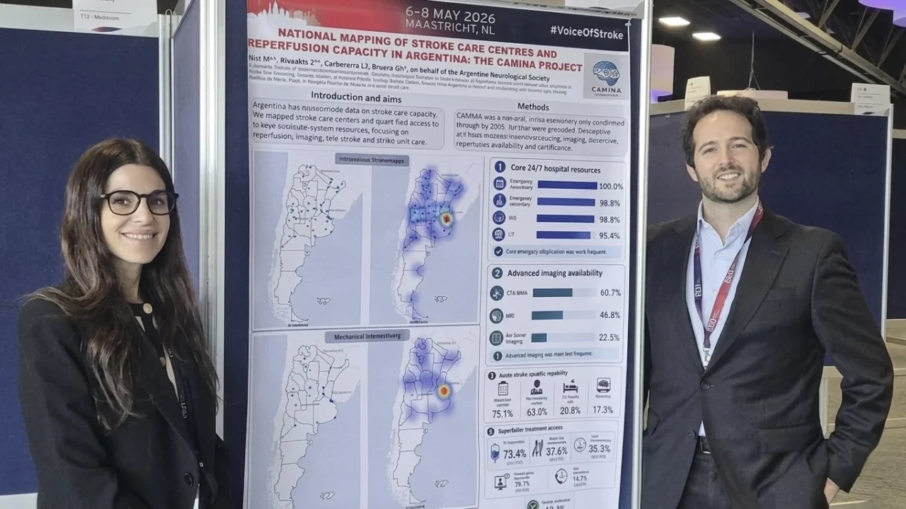 Matías J Alet: Proud to Present the CAMINA Project on Argentina’s National Stroke Center Mapping at ESOC 2026