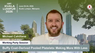 Michael Cahillane: Highlights of a New Approach to Platelet Efficiency at ISBT