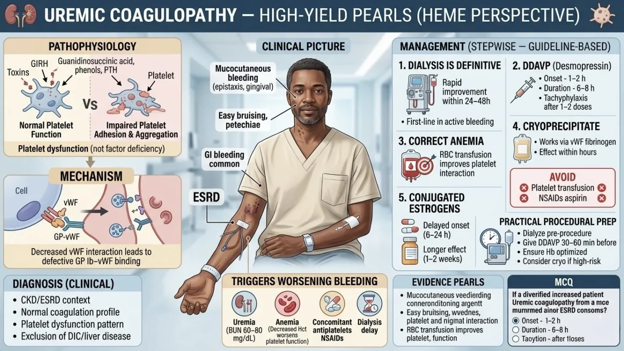 Chokri Ben Lamine: High-Yield Pearls from a Heme Perspective on Uremic Coagulopathy