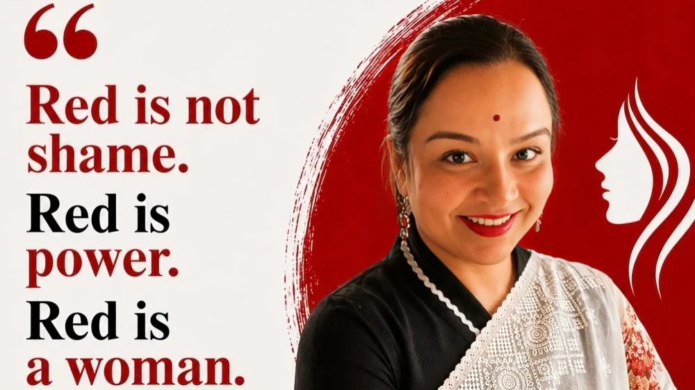 Ipsita Chatterjee: Red is Not Shame, Red is Power, Red is a Woman