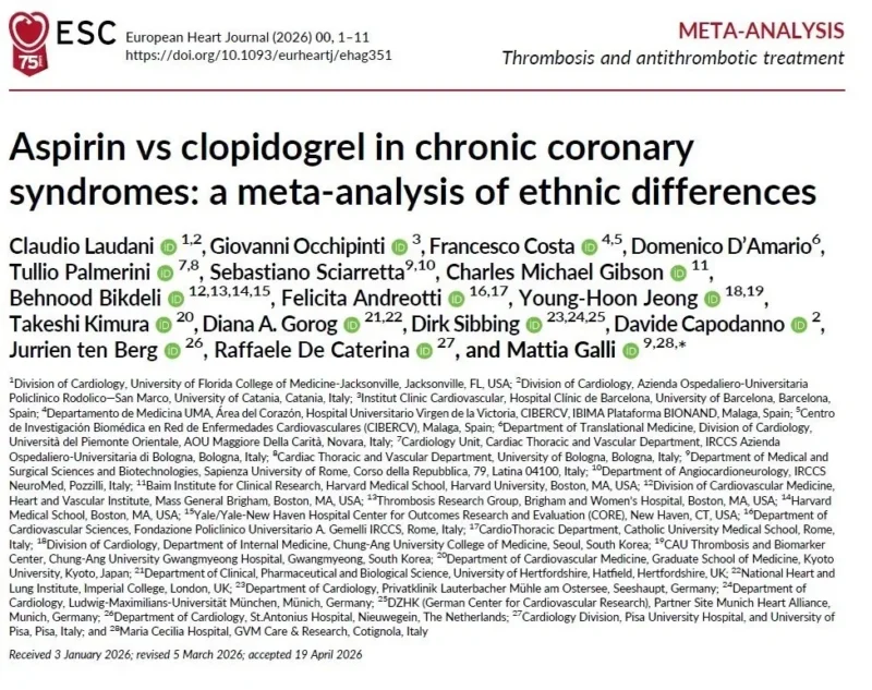 Dirk Sibbing: Ethnicity and Antiplatelet Therapy Outcomes in CCS