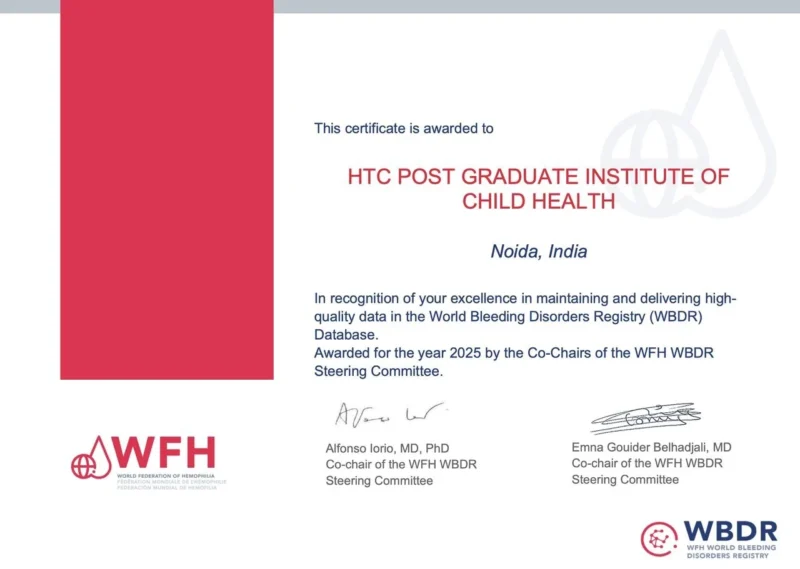 Nita Radhakrishnan: Post Graduate Institute of Child Health Receives WFH Data Quality Certification for Excellence 1 Nita Radhakrishnan: Post Graduate Institute of Child Health Receives WFH Data Quality Certification for Excellence