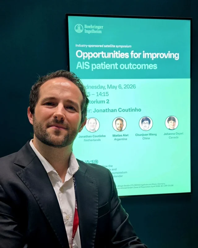 Matías J Alet: On the Implementation of Tenecteplase for Acute Ischemic Stroke at ESOC 2026