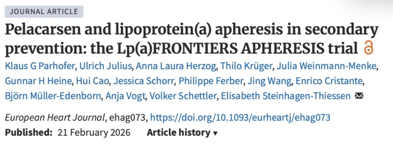 Wolfgang Miesbach: First Lp(a)‑Specific Therapy in Secondary Prevention? 1 Wolfgang Miesbach: First Lp(a)‑Specific Therapy in Secondary Prevention?