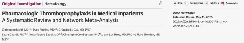 Laura Girardi: Medical Inpatients' Thromboprophylaxis - Was It All Already Said?
