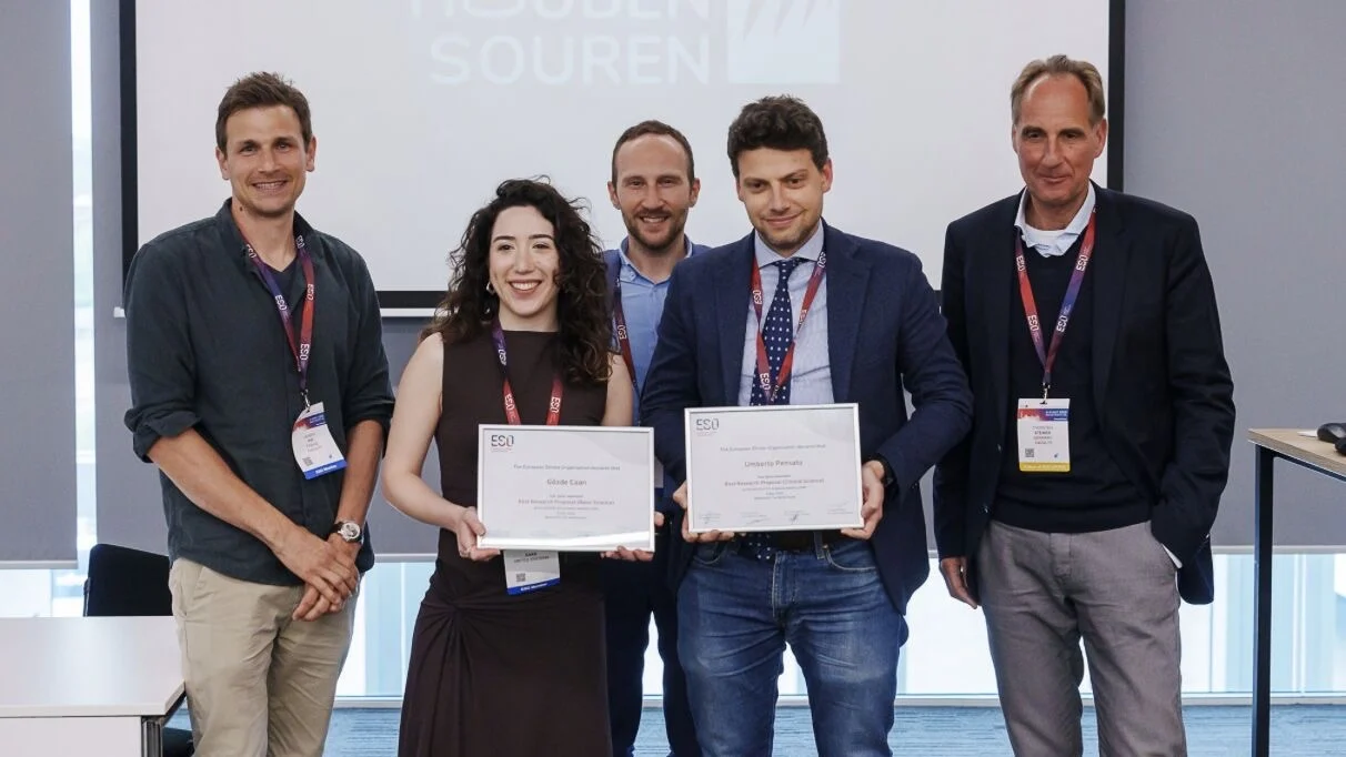 Umberto Pensato: SPOTMAP Project and ESCAPE-MeVO Analysis Honored with Awards at ESOC 2026