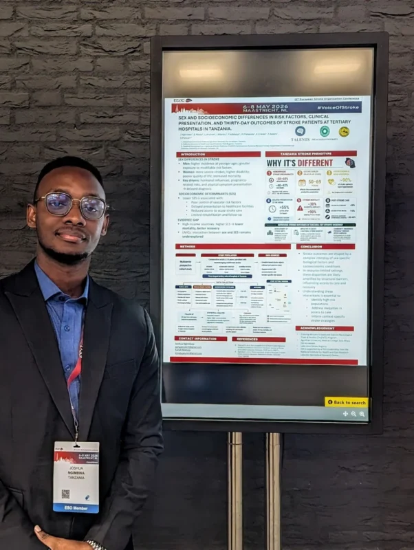 Joshua Ngimbwa: How Sex and Socioeconomic Factors Influence Stroke Outcomes in Tanzania
