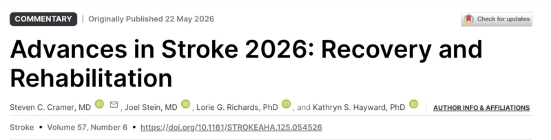 Kate Hayward: Recent Stroke Recovery and Rehabilitation Highlights