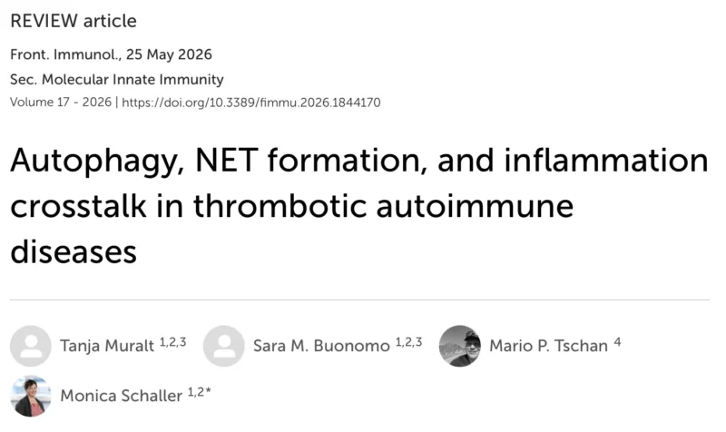 Monica Schaller: How Do Autophagy, Inflammation, and NETs Interact to Drive Autoimmune Thrombosis? 1 Monica Schaller: How Do Autophagy, Inflammation, and NETs Interact to Drive Autoimmune Thrombosis?