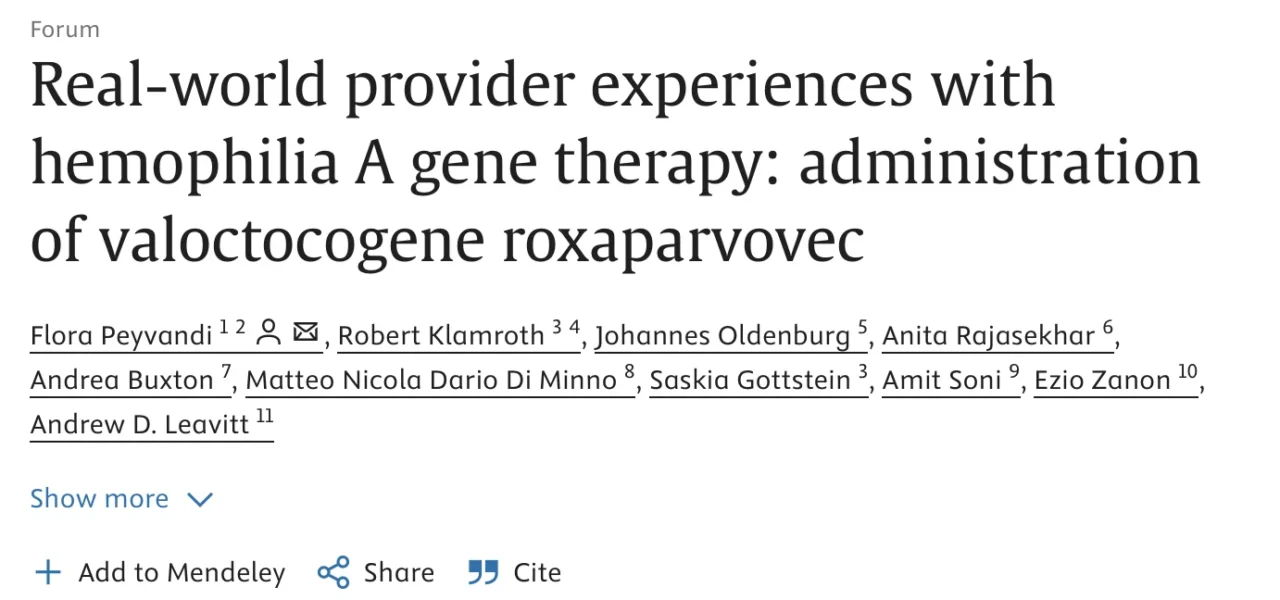 Wolfgang Miesbach: Roctavian Experience in Modern Hemophilia Gene Therapy
