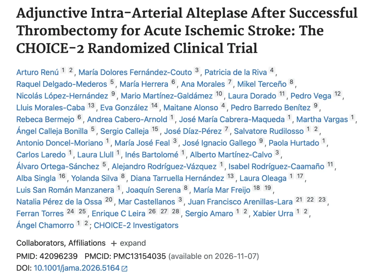 Shashank Joshi: Improved Functional Recovery After Stroke With Adjunctive Alteplase