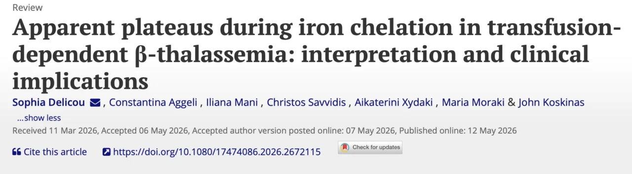 Sophia Delicou: Iron Chelation Plateaus and Organ-Specific Iron Distribution in β-Thalassemia 1 Sophia Delicou: Iron Chelation Plateaus and Organ-Specific Iron Distribution in β-Thalassemia