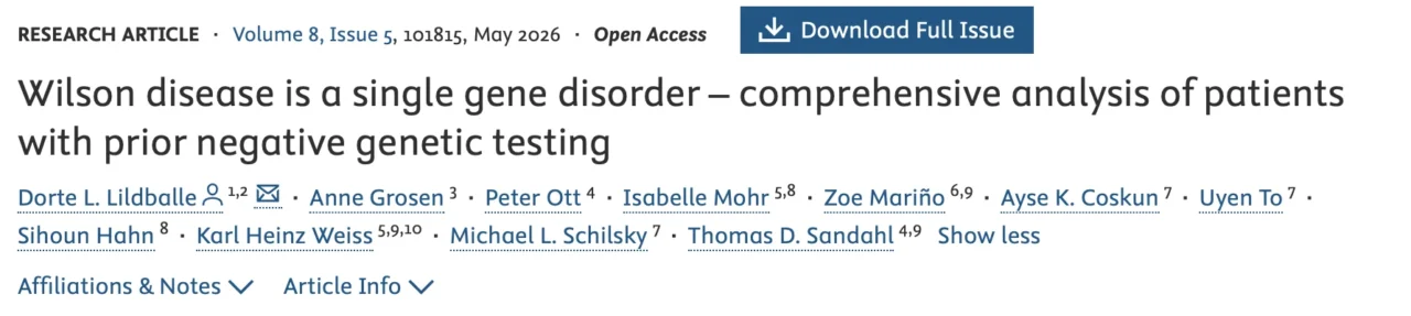 Comprehensive Analysis of Patients With Prior Negative Genetic Testing for Wilson Disease - JHEP Reports 1 Comprehensive Analysis of Patients With Prior Negative Genetic Testing for Wilson Disease - JHEP Reports