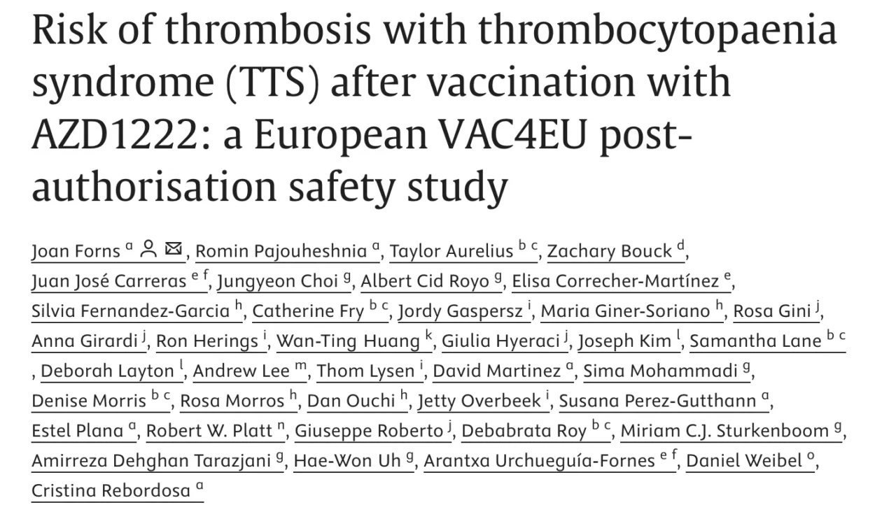 Thom Lysen: Tracking TTS Risk After COVID-19 Viral Vector-Based Vaccines